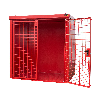Gasflaschen-Container GFC-B M2, Feuerrot für 35x Gasflaschen Ø 230 mm