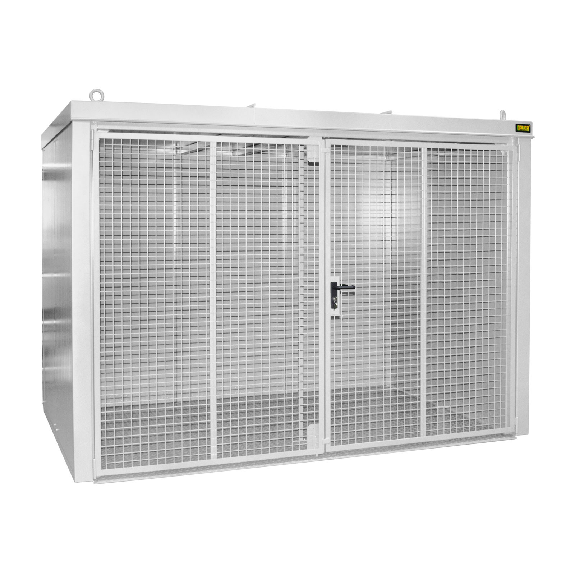 Conteneur de bouteille de gaz Bauer GFC-B M4, peint, gris blanc-Leer más