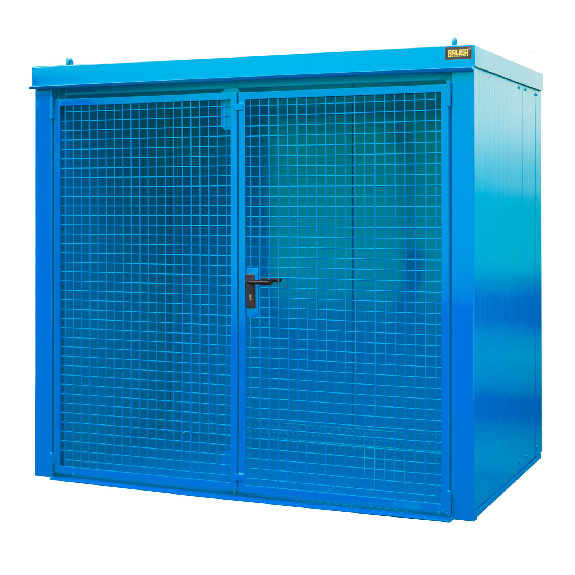 Gasflaschen-Container GFC-B M3, Lichtblau für 45x Gasflaschen Ø 230 mm Gasflaschen-Container GFC-B M3, Lichtblau für 45x Gasflaschen Ø 230 mm-Beschreibung lesen