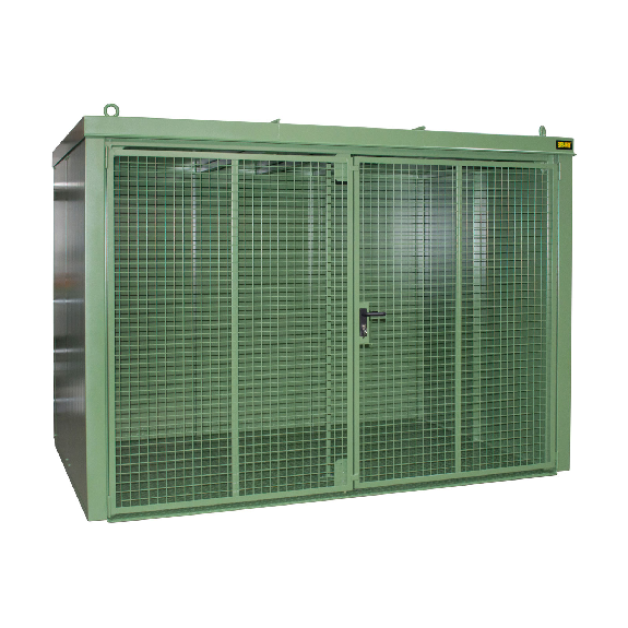 Conteneur de bouteille de gaz Bauer GFC-B M5, peint, vert réséda-Leer más