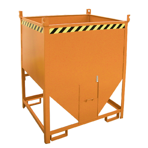 Contenitore silo SGS 100 verniciato arancione giallo-Leggi tutto