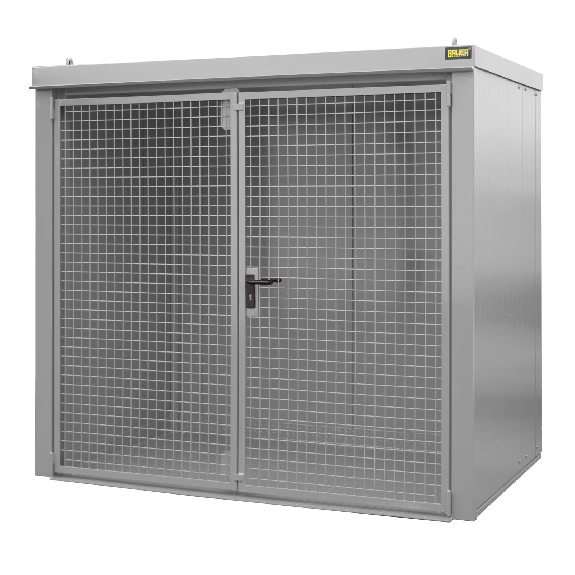 Gasflaschen-Container GFC-B M3, Mausgrau für 45x Gasflaschen Ø 230 mm Gasflaschen-Container GFC-B M3, Mausgrau für 45x Gasflaschen Ø 230 mm-Beschreibung lesen