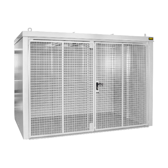 Conteneur de bouteille de gaz Bauer GFC-B M5, peint, gris blanc-Leer más