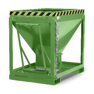 Silowagen Typ RSL 600dm³ stationär RAL 6011 Resedagrün-Beschreibung lesen