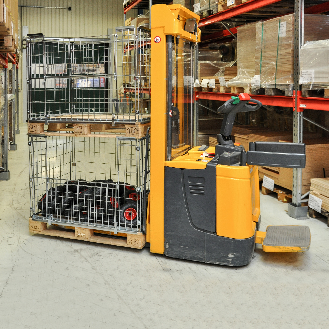 Kongamek Palettencontainer verzinkt 870mm hoch seitlich halbzu öffnen passend zu Europaletten 1200x800mm-Beschreibung lesen