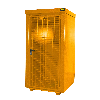 Gasflaschen-Container GFC-B M0, Gelborange für 9x Gasflaschen Ø 230 mm