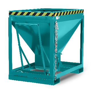 Silowagen Typ RSL 600dm³ stationär RAL 5018 Türkisblau-Beschreibung lesen