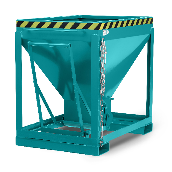 Silowagen Typ RSL 600dm³ stationär RAL 5018 Türkisblau-Beschreibung lesen