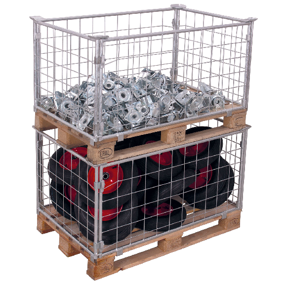 VARIOfit Palettenaufsatz Typ 62 aus verzinktem Stahl 1500kg Auflast 1200x1000mm Maße, 600mm Nutzhöhe VARIOfit Palettenaufsatz Typ 62 aus verzinktem Stahl 1500kg Auflast 1200x1000mm Maße, 600mm Nutzhöhe-Beschreibung lesen