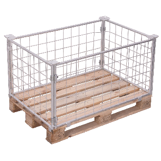 VARIOfit Palettenaufsatz Typ 62 aus verzinktem Stahl 1500kg Auflast 1200x1000mm Maße, 600mm Nutzhöhe-Beschreibung lesen