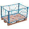 VARIOfit Palettenaufsatz Typ 62 aus Stahl 1500kg Auflast 1200x800mm Maße, 600mm Nutzhöhe VARIOfit Palettenaufsatz Typ 62 aus Stahl 1500kg Auflast 1200x800mm Maße, 600mm Nutzhöhe