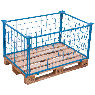 VARIOfit Palettenaufsatz Typ 62 aus Stahl 1500kg Auflast 1200x800mm Maße, 400mm Nutzhöhe-Beschreibung lesen