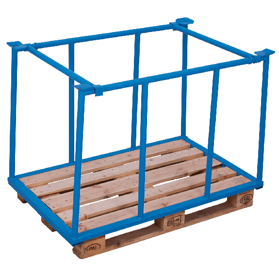 VARIOfit Palettenaufsatz Typ 75 aus Stahl 1200x1000mm Maße, 755mm Höhe-Beschreibung lesen