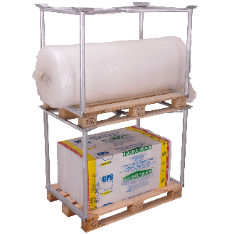VARIOfit Palettenaufsatz Typ 65 aus verzinktem Stahl 1200x800mm Maße, 1600mm Höhe-Beschreibung lesen