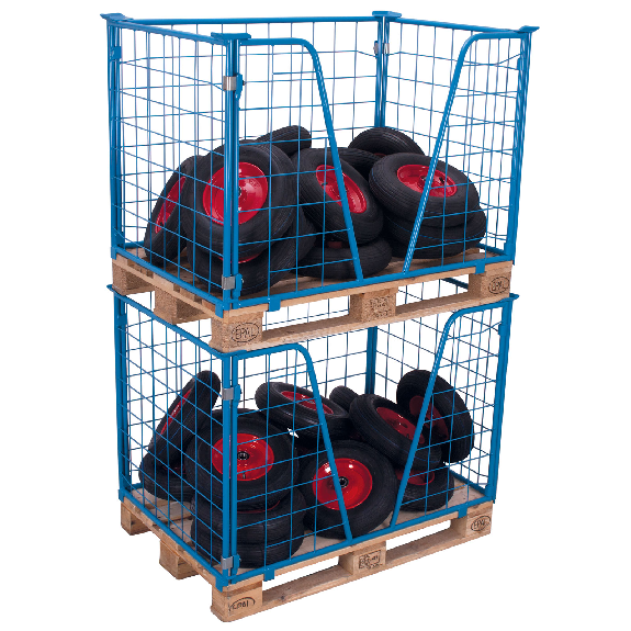 VARIOfit Palettenaufsatz Typ 65k mit Klemmvorrichtung aus Stahl 1200x1000mm Maße, 1600mm Höhe-Beschreibung lesen