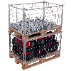 Palettenaufsatz aus verzinktem Stahl 1500 kg