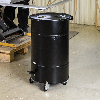 Kongamek Abfallbehälter in schwarz aus Blech mit Fußpedal 30l Volumen Kongamek Abfallbehälter in schwarz aus Blech mit Fußpedal 30l Volumen