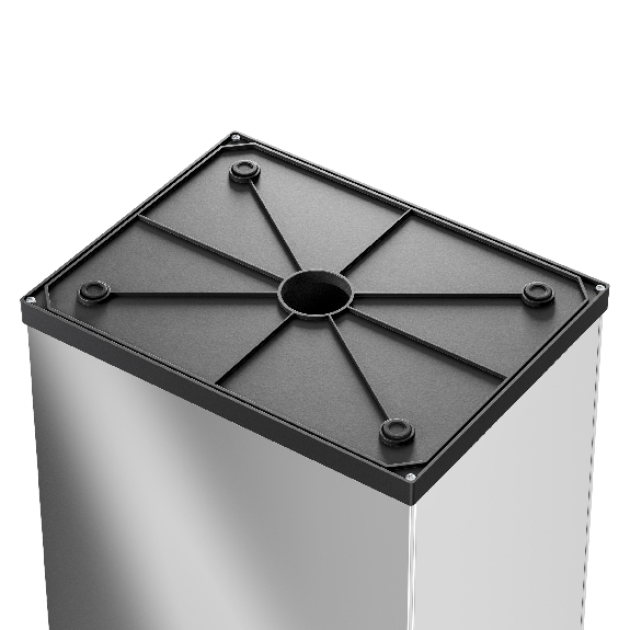 Hailo großraum Abfallbox Big-Box Swing L Edelstahl Hailo großraum Abfallbox Big-Box Swing L Edelstahl-Beschreibung lesen
