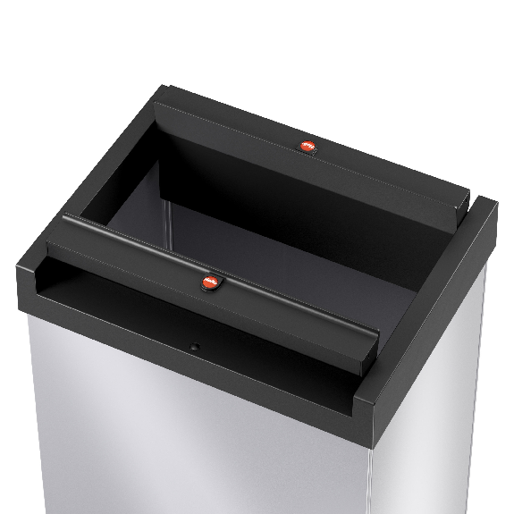 Hailo großraum Abfallbox Big-Box Swing L Silber-Beschreibung lesen