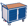 Werkstattwagen mit Schrank und 4 Schubladen