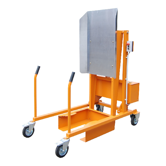 Bauer Mülltonnen-Kippstation MKS-12V, Elektrohydraulisch, lackiert, Gelborange-Beschreibung lesen