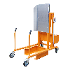 Bauer Mülltonnen-Kippstation MKS-12V, Elektrohydraulisch, lackiert, Gelborange