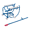 VARIOfit Fasskipper 250kg Traglast mit Hebelstange, Fassauflage mit 2 Stahlrollen VARIOfit Fasskipper 250kg Traglast mit Hebelstange, Fassauflage mit 2 Stahlrollen