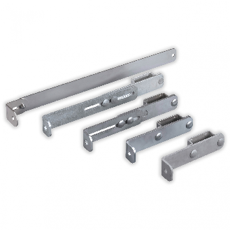 Hailo Wandhalter für Steigleitern Typ STO 40x20mm Holm Stahl verzinkt 300-430mm verstellbar-Beschreibung lesen
