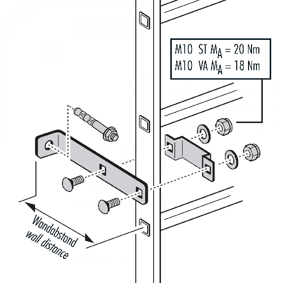 Hailo Wandhalter für Steigleitern Typ ALO 72x25mm Holm Stahl verzinkt 300-430mm mit Zug- und Horizontalanker, verstellbar Hailo Wandhalter für Steigleitern Typ ALO 72x25mm Holm Stahl verzinkt 300-430mm mit Zug- und Horizontalanker, verstellbar-Beschreibung lesen