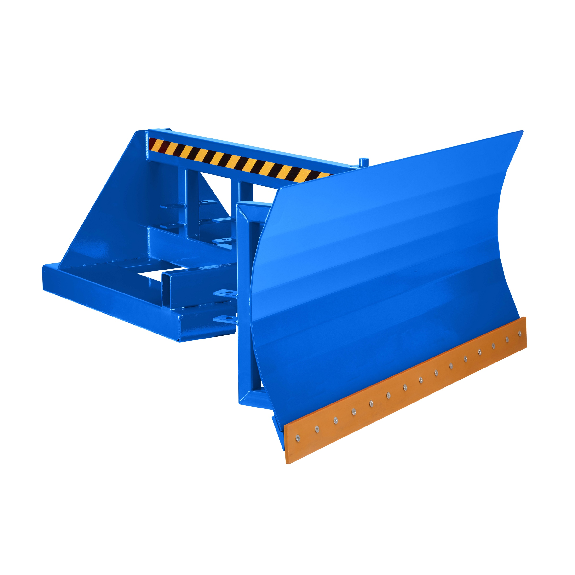 Snow Pusher Type RSP-15 avec polyuréthane tablier de bouclier largeur 1500 mm ral 5010 enzien bleu-Leer más