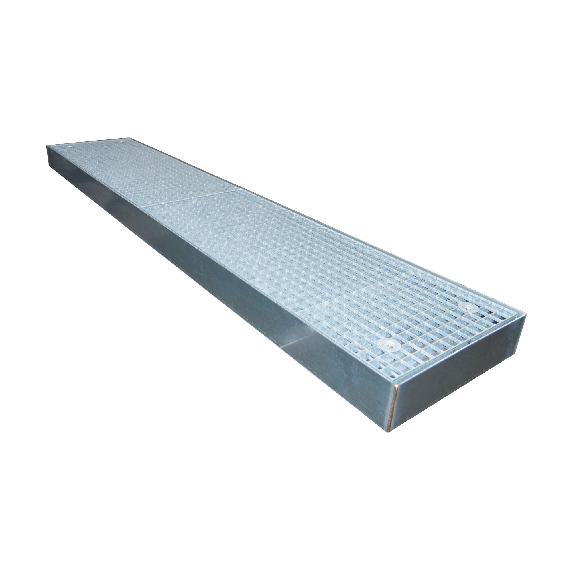 Bauer Bodenschutzwanne BSW 125, 2500 x 500 x 123 m, 111 l-Beschreibung lesen