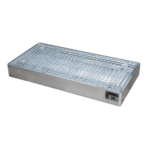 Baignoire de protection du sol BSW 122, 1000 x 500 x 123 m, 40 L-Leggi tutto