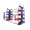 RR Industrietechnik Roll-Aus-Regal einseitg Typ RRA-D25 2x4 Lagerebenen plus Dachablage 1500kg Traglast pro Arm RR Industrietechnik Roll-Aus-Regal einseitg Typ RRA-D25 2x4 Lagerebenen plus Dachablage 1500kg Traglast pro Arm