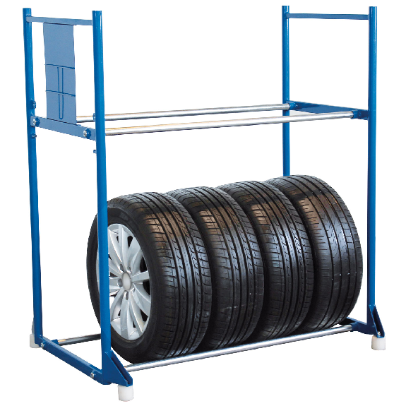 VARIOfit Reifenregal aus Stahl 300kg Traglast mit 2 Etagen VARIOfit Reifenregal aus Stahl 300kg Traglast mit 2 Etagen-Beschreibung lesen