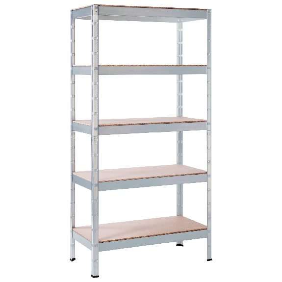 Schulte Steck- Schwerlastregal 180x90x40cm mit 5 Böden je 100kg Fachlast-Beschreibung lesen