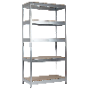 Schulte Steck- Schwerlastregal 200x100x50cm mit 5 Böden 300kg Fachlast
