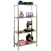 Schulte Fachbodenregal 1000x1800x400mm verzinkt mit 4 Böden aus Metall 65kg Fachlast Schulte Fachbodenregal 1000x1800x400mm verzinkt mit 4 Böden aus Metall 65kg Fachlast