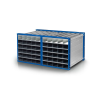 RR Industrietechnik Wabenregal RWR-16/1 1000x1000x1000mm mit 16 Fächern RAL 5010 Enzianblau RR Industrietechnik Wabenregal RWR-16/1 1000x1000x1000mm mit 16 Fächern RAL 5010 Enzianblau