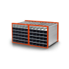 RR Industrietechnik Wabenregal RWR-16/1 1000x1000x1000mm mit 16 Fächern RAL 2004 Reinorange RR Industrietechnik Wabenregal RWR-16/1 1000x1000x1000mm mit 16 Fächern RAL 2004 Reinorange