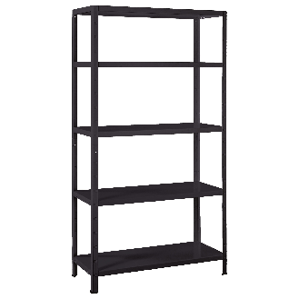 Schulte Regal Stecksystem Blackline 1900x1000x450mm mit 5 Böden aus Metall 65kg Fachlast-Beschreibung lesen