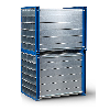RR Industrietechnik Wabenregal RWR-24/1 1000x1000x1000mm mit 24 Fächern RAL 5010 Enzianblau