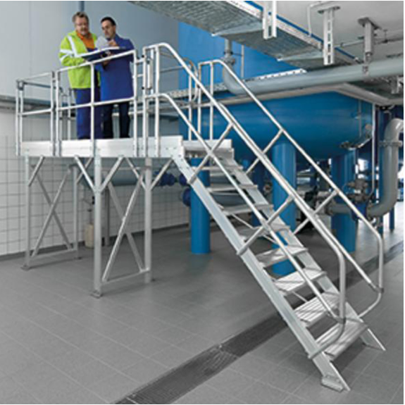 Treppen-Modul 2290mm Plattformoberkante Aluminium geriffelt 11 Stufen Treppen-Modul 2290mm Plattformoberkante Aluminium geriffelt 11 Stufen-Beschreibung lesen