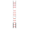 Anlegeleiter Rescue Line Feuerwehr 13 Sprossen 4,1m