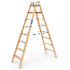 Zarges Holz Stehleiter Crestastep B, beidseitig begehbar 2x8 Stufen Zarges Holz Stehleiter Crestastep B, beidseitig begehbar 2x8 Stufen