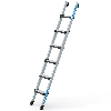 Zarges Anlegeleiter Comfortstep L 6 gepolsterte Stufen Zarges Anlegeleiter Comfortstep L 6 gepolsterte Stufen