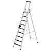 Stehleiter mit Clip-Step R13 9 Stufen