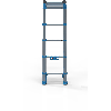Zarges Compactstep L Teleskop- Sprossen- Anlegeleiter 9 Sprossen