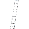 Zarges Compactstep L Teleskop- Sprossen- Anlegeleiter 9 Sprossen Zarges Compactstep L Teleskop- Sprossen- Anlegeleiter 9 Sprossen