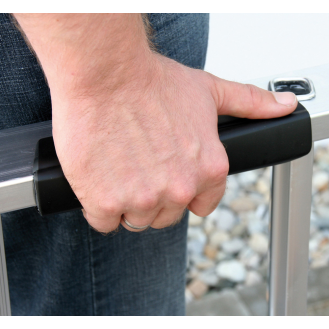 MUNK Stufenanlegeleiter mit Traverse und Ergo-Pad 18 Stufen-Beschreibung lesen