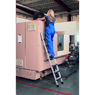 Zarges Anlegeleiter Comfortstep L 10 gepolsterte Stufen-Beschreibung lesen